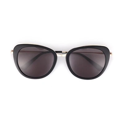 Kacamata Hitam Logam Asetat Wanita Mata Kucing